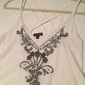 Express size small embellished cami